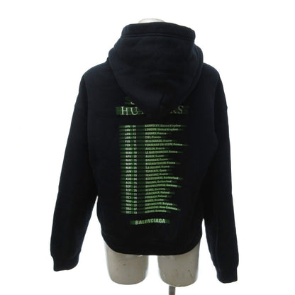 Balenciaga Speed Hunters Zip Up Hoodie Black — view 3