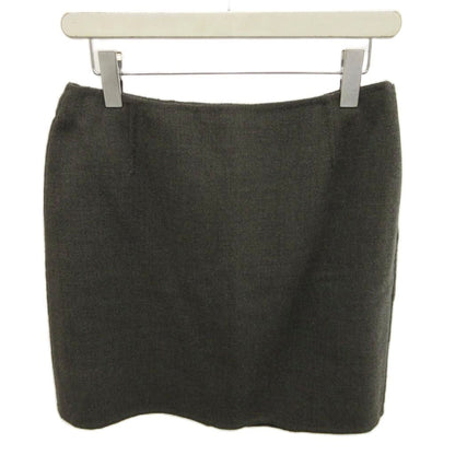 Prada Skirt Mini Length M Greige Fabric — view 2