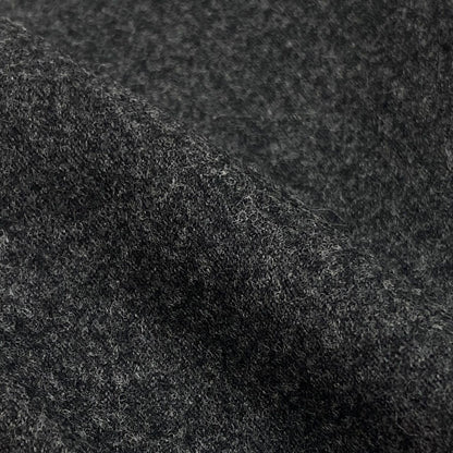 Chanel 90S CC Logo Button Pleated Skirt Gray Wool 40 — view 6