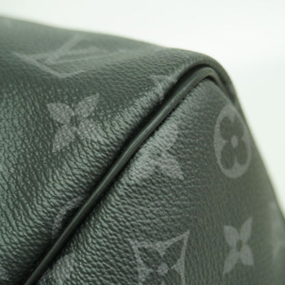 Louis Vuitton Boston Bag Monogram Eclipse Keepall Bandouliere 45 Black — view 6