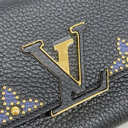 Louis Vuitton Wallet Taurillon Portefeuille Capucines Black — view 7