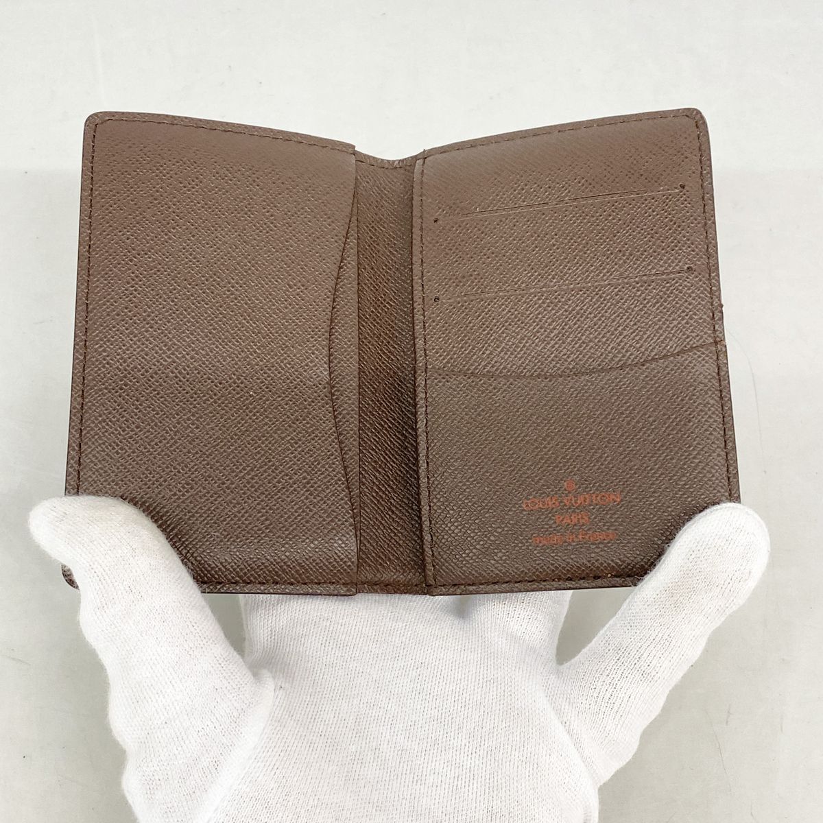 Louis Vuitton Card Case Damier Pocket Organizer Ebene — view 3