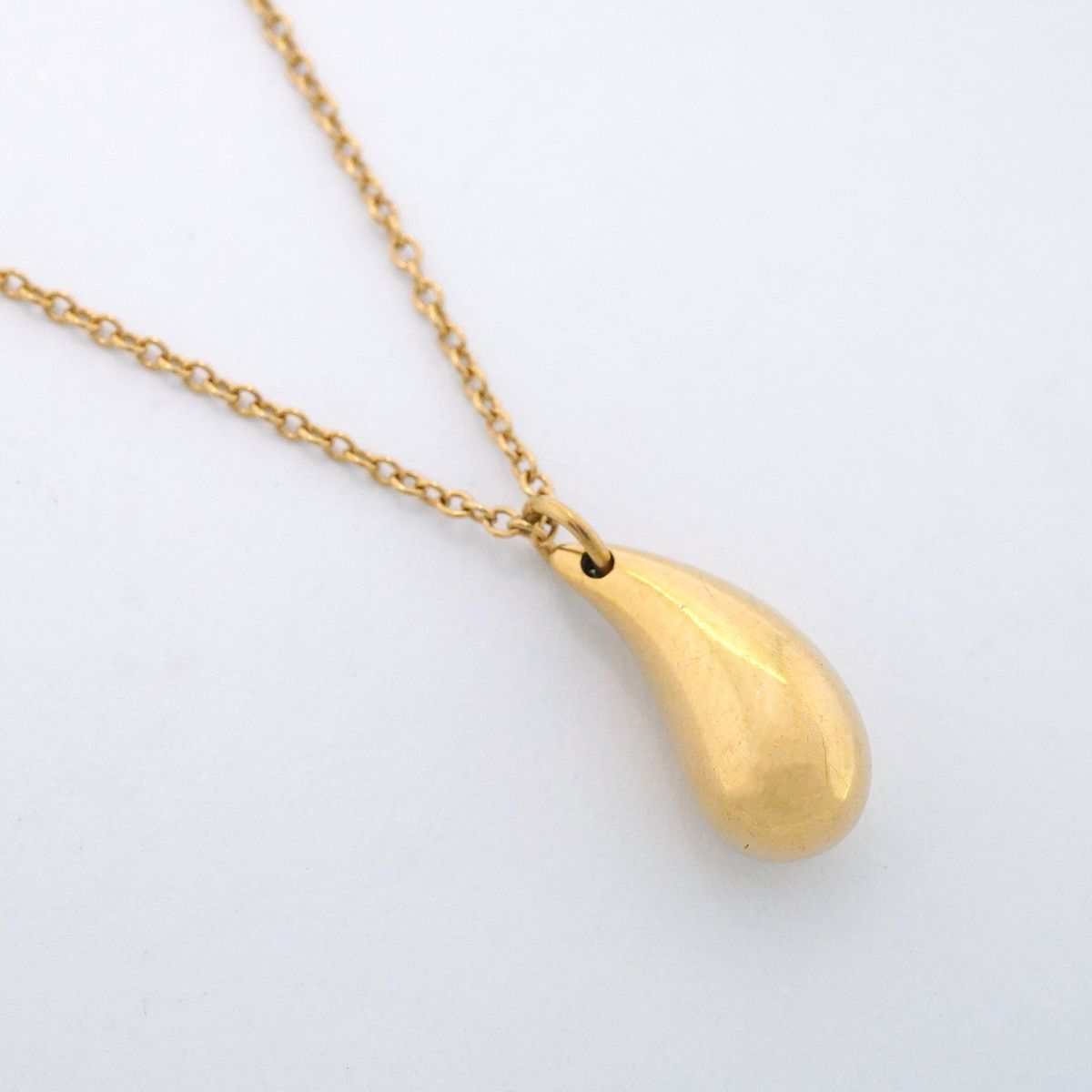Tiffany & Co Necklace Teardrop 18k Yellow Gold — view 2