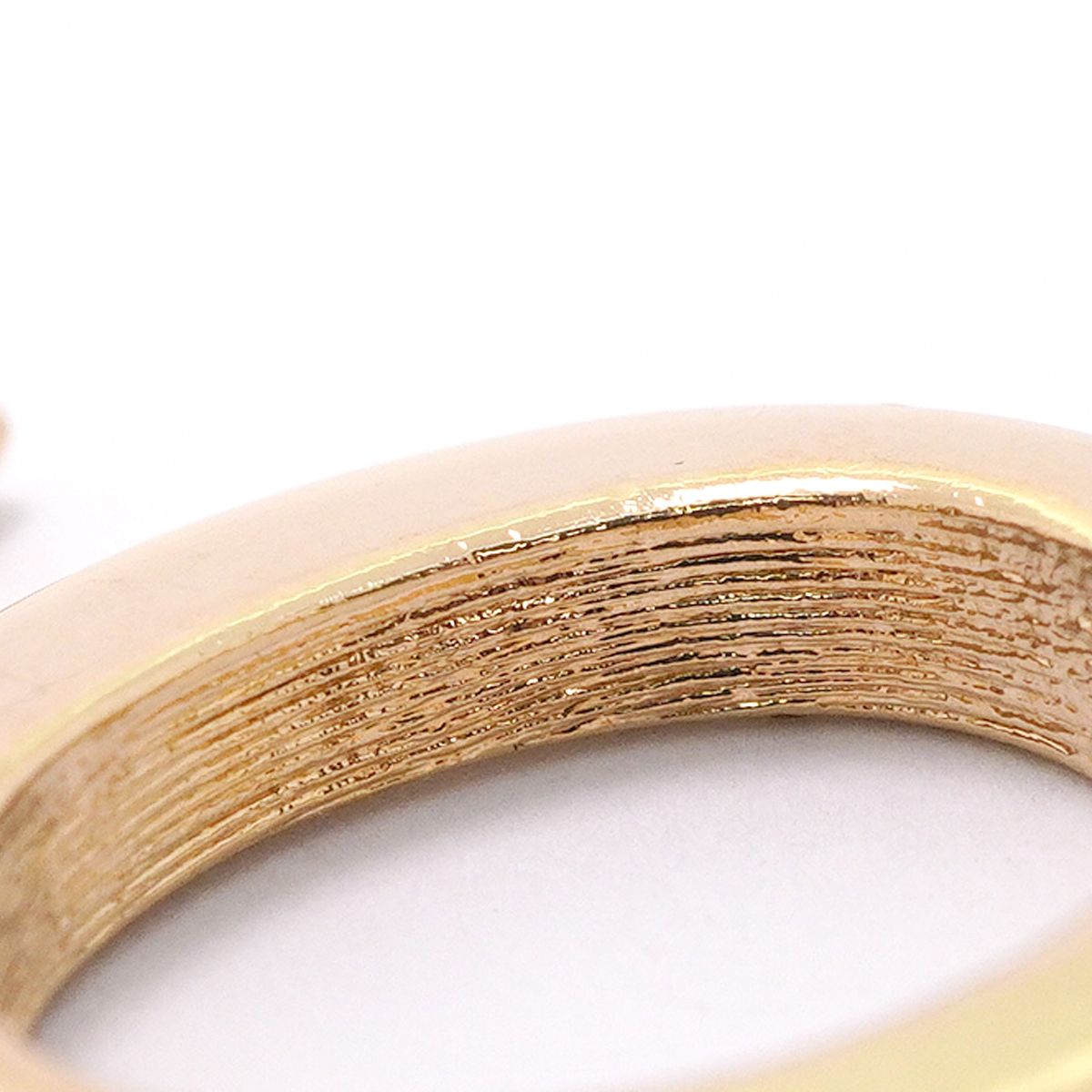 Dior Necklace Logo Gold Plated Rhinestone — view 7
