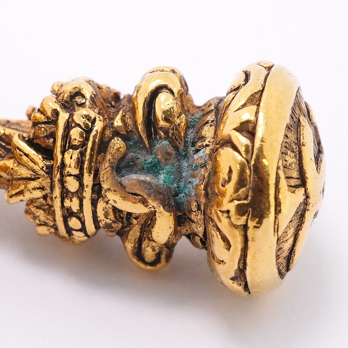 Chanel Bracelet Vintage CC Logo Gold Plated — view 7
