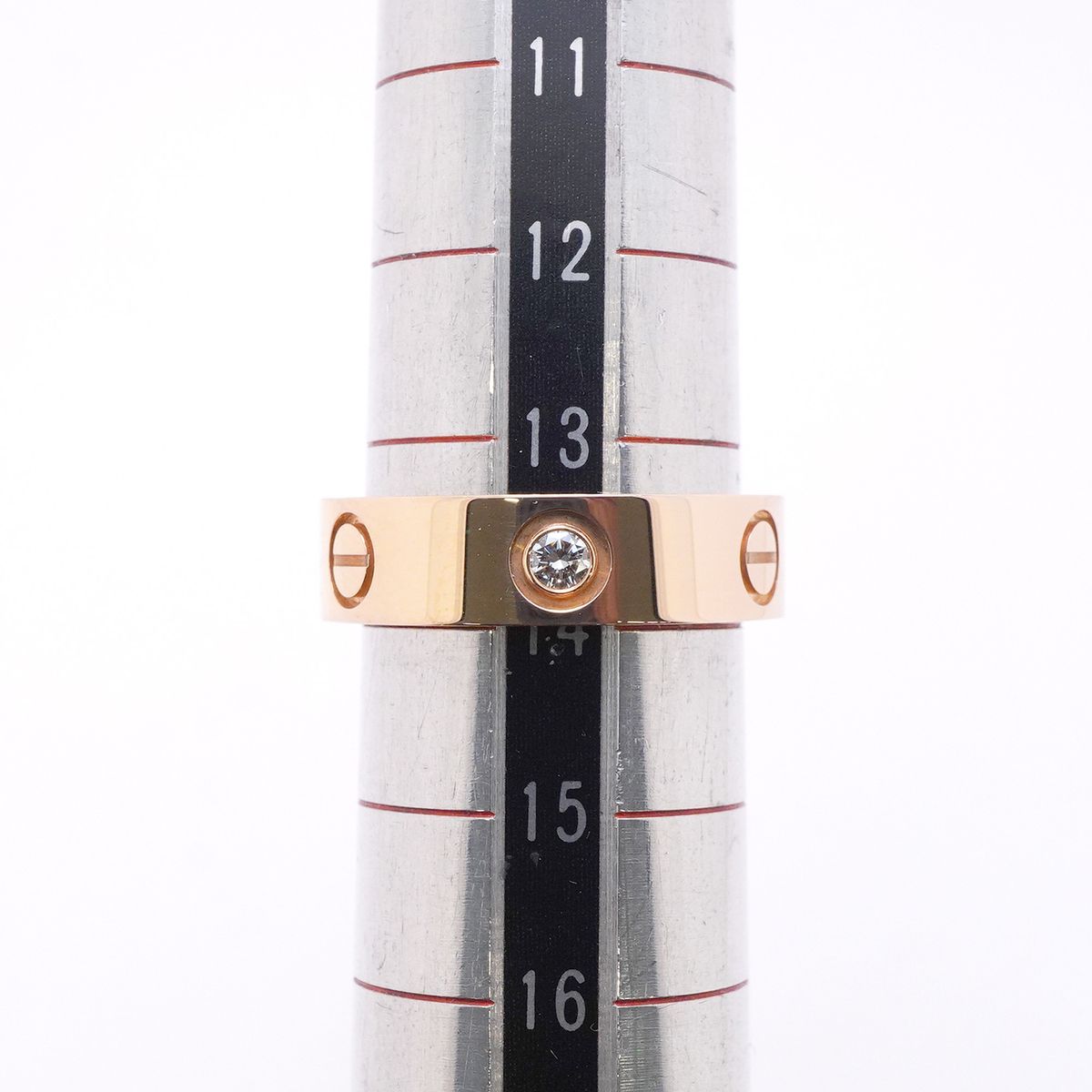 Cartier Ring Love Pink Gold Diamond — view 7