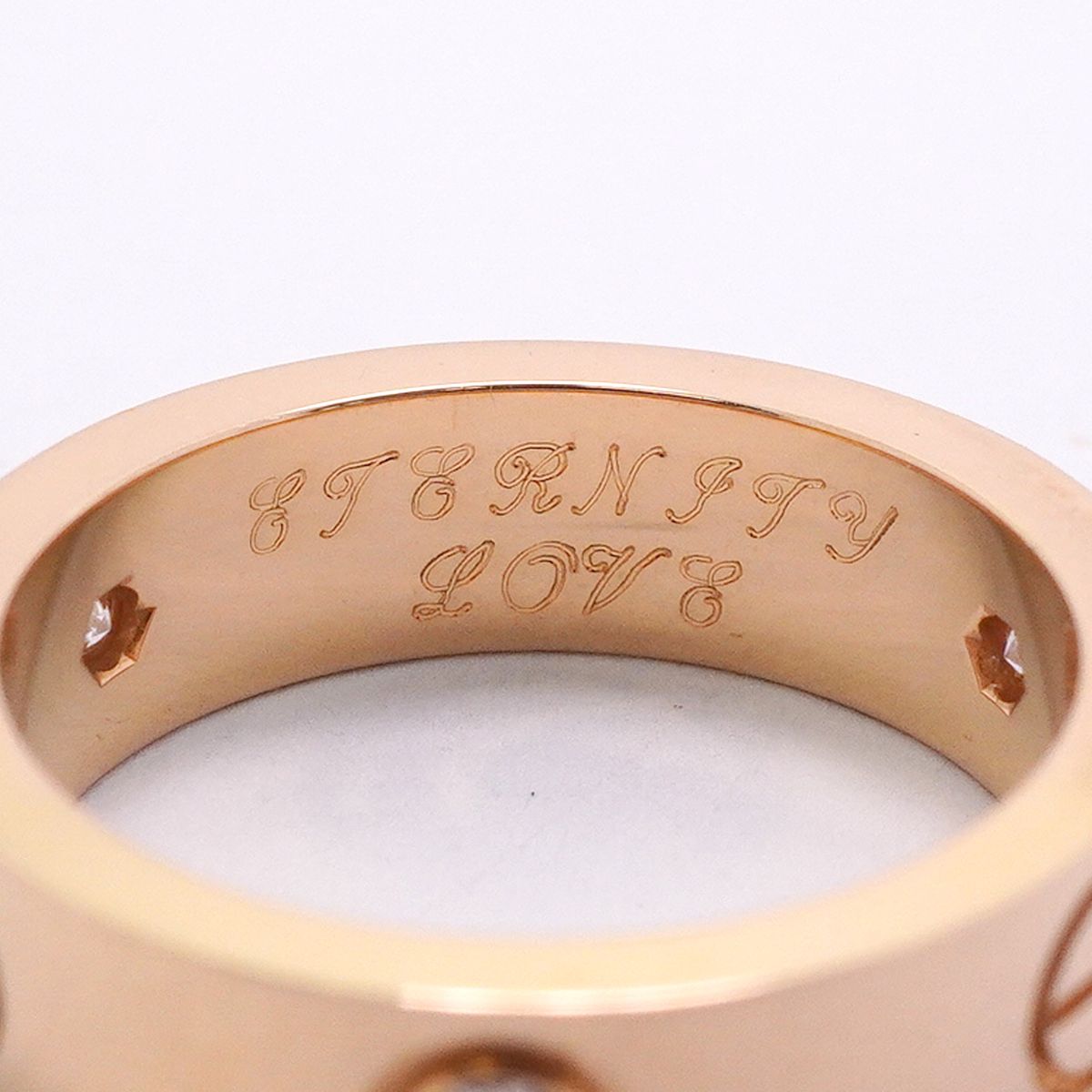 Cartier Ring Love Pink Gold Diamond — view 5
