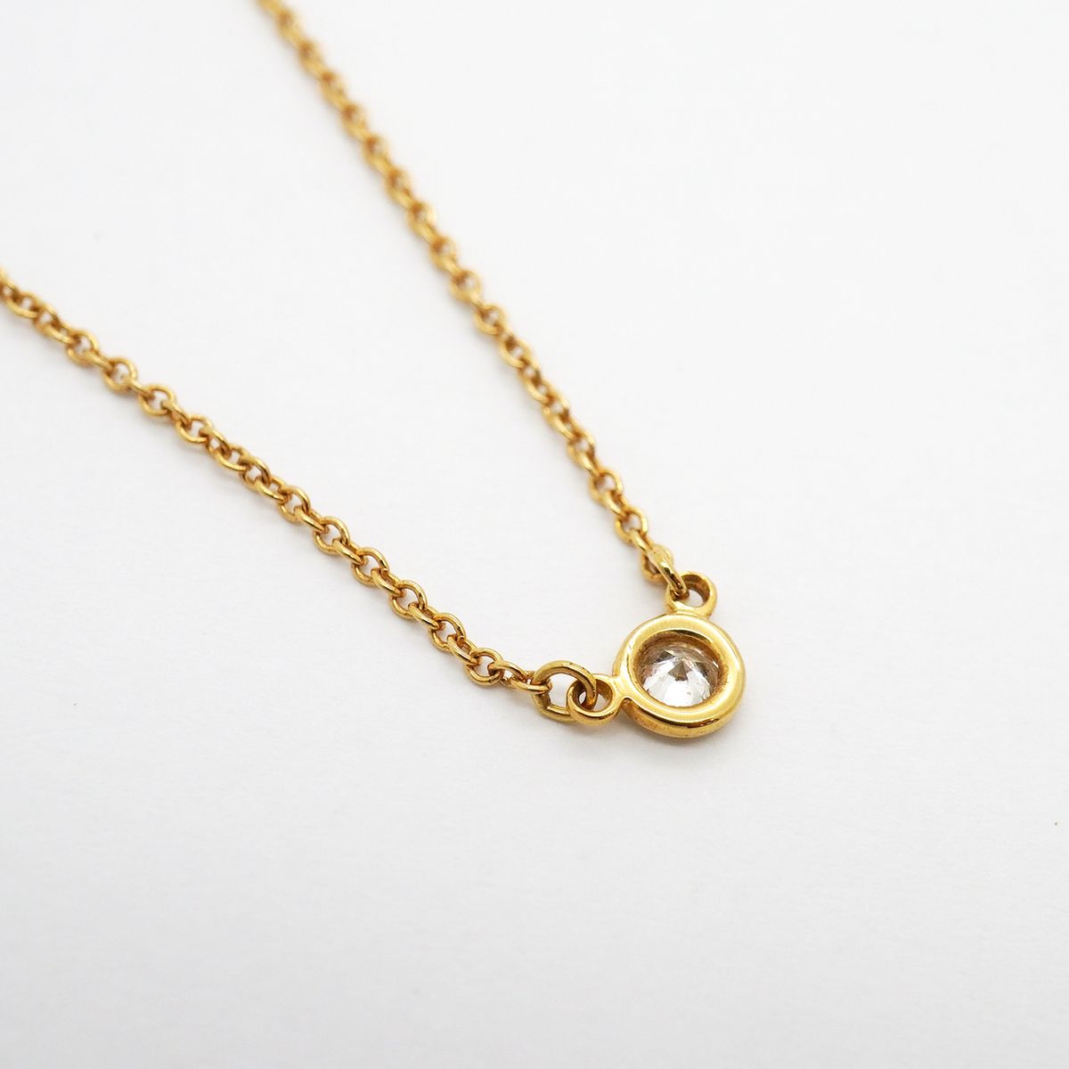Tiffany & Co Necklace by the Yard Yellow Gold Diamond — view 2