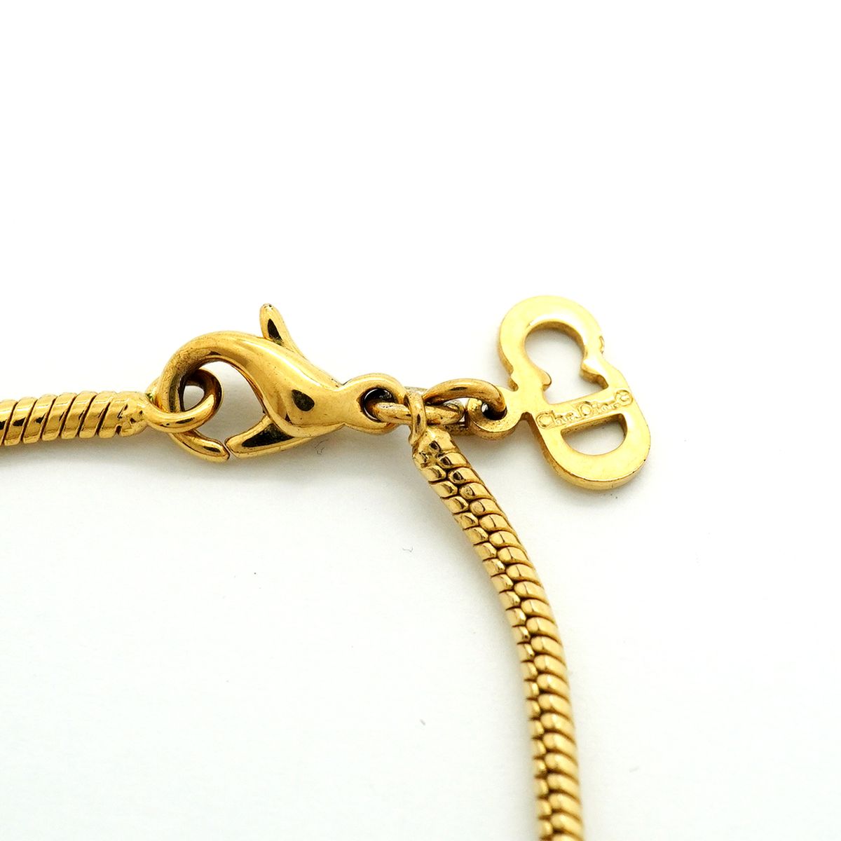 Dior Necklace Logo Gold Plated — view 4