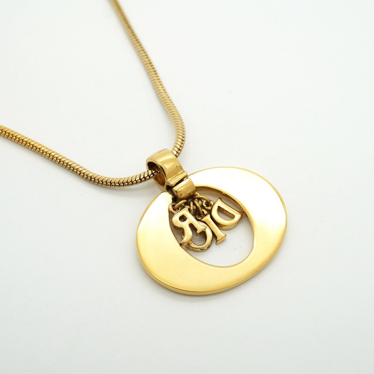 Dior Necklace Logo Gold Plated — view 2