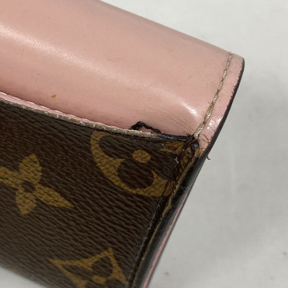 Louis Vuitton Trifold Wallet Monogram Portefeuille Zoe Rose Ballerine — view 5