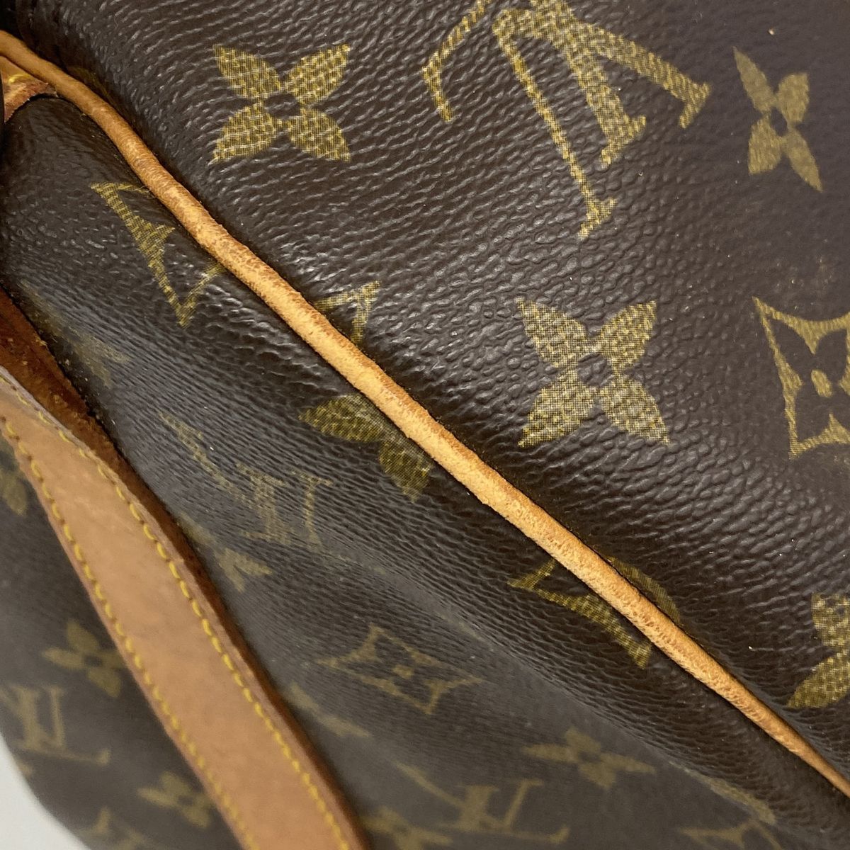 Louis Vuitton Boston Bag Monogram Keepall Bandouliere 45 Brown — view 7