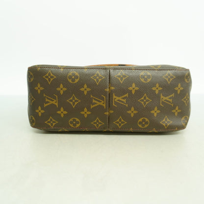 Louis Vuitton Shoulder Bag Monogram Looping GM Brown — view 3