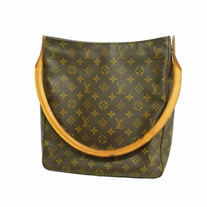 Louis Vuitton Shoulder Bag Monogram Looping GM Brown