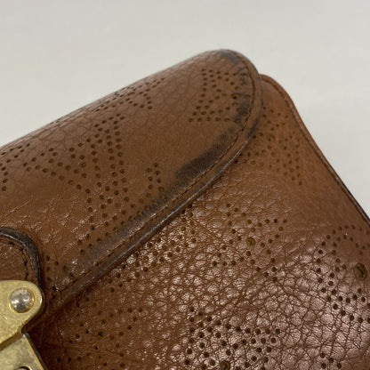 Louis Vuitton Trifold Wallet Mahina Portefeuille Amelia Cognac — view 7