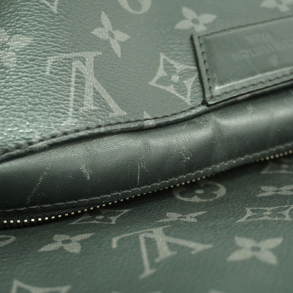 Louis Vuitton Backpack Monogram Eclipse Apollo Black — view 7