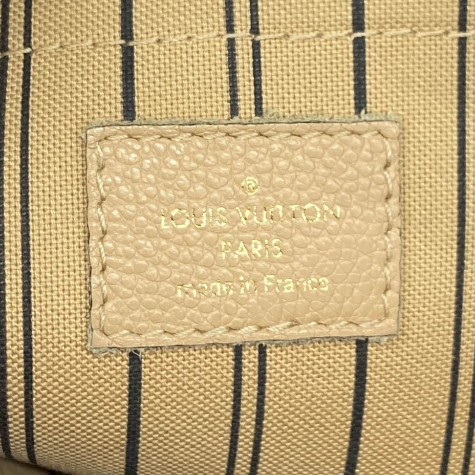 Louis Vuitton Handbag Monogram Empreinte Montaigne MM Dune — view 5