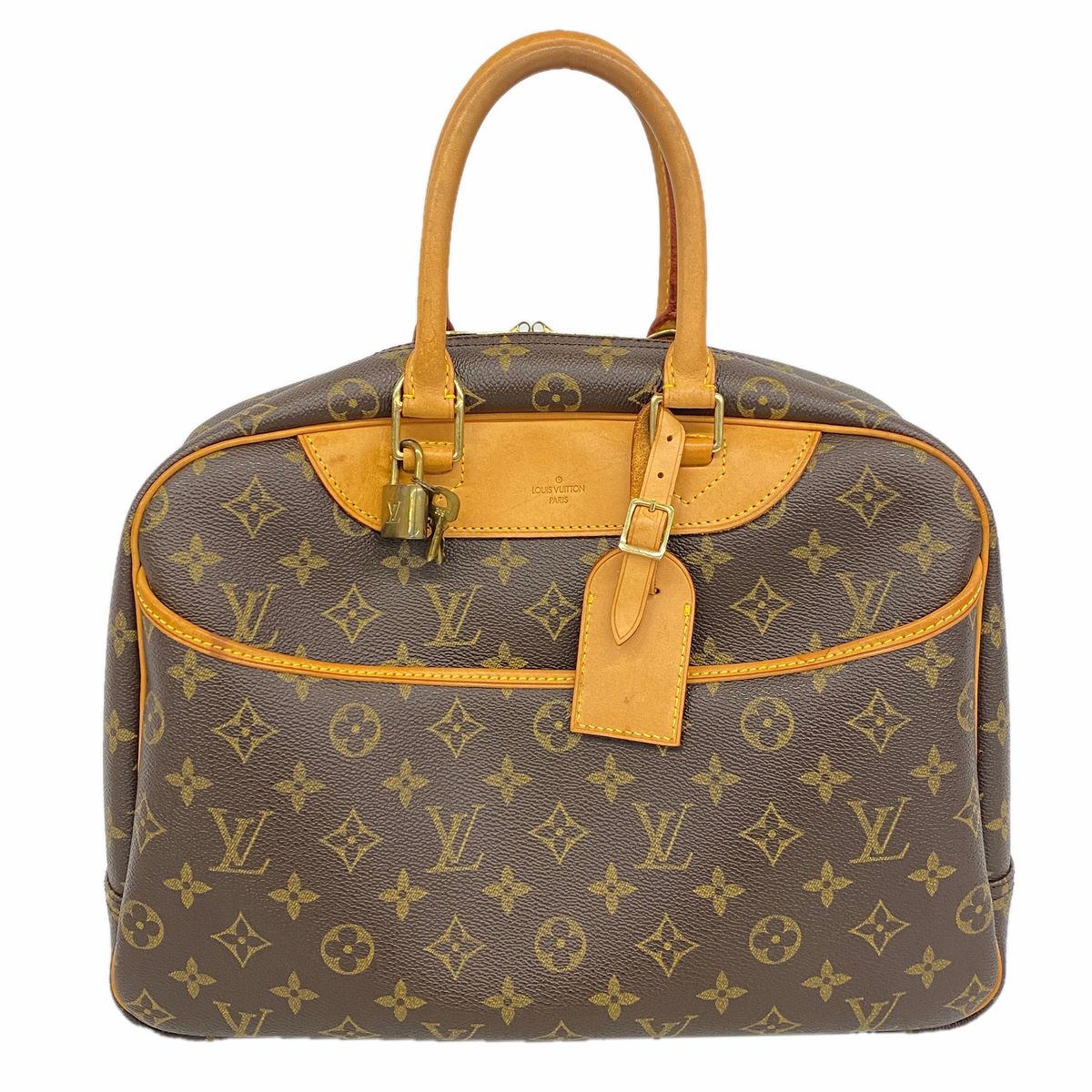 Louis Vuitton Handbag Monogram Deauville Brown