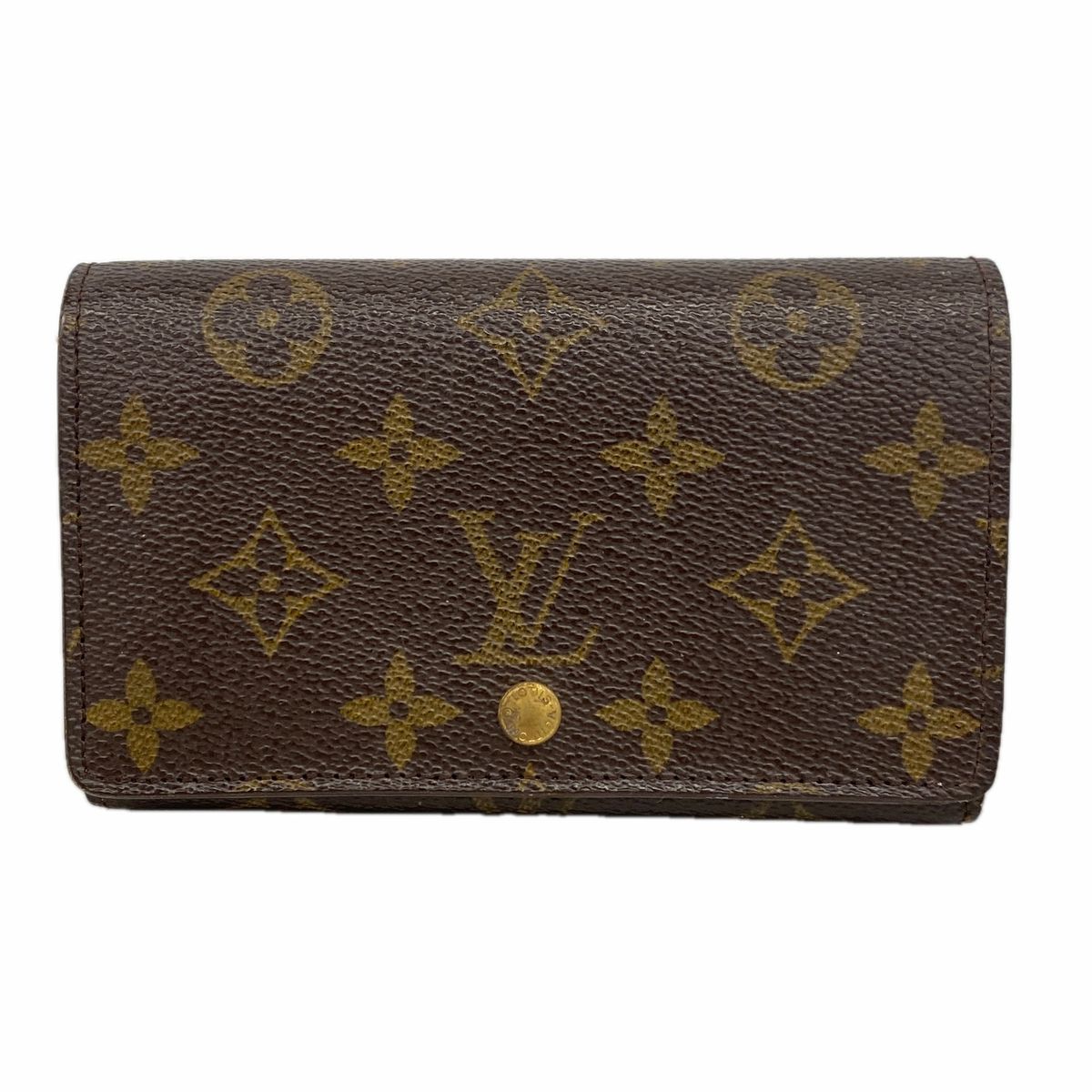 Louis Vuitton Wallet Monogram Porte Monnaie Billets Tresor Brown