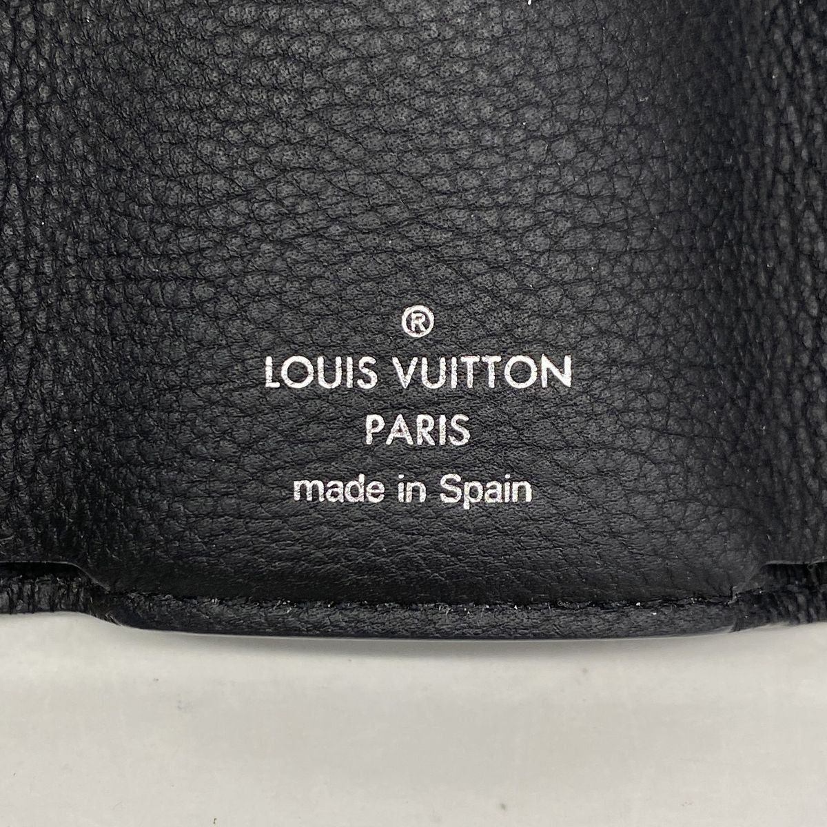 Louis Vuitton Trifold Wallet Portefeuille Lock Mini Noir — view 4