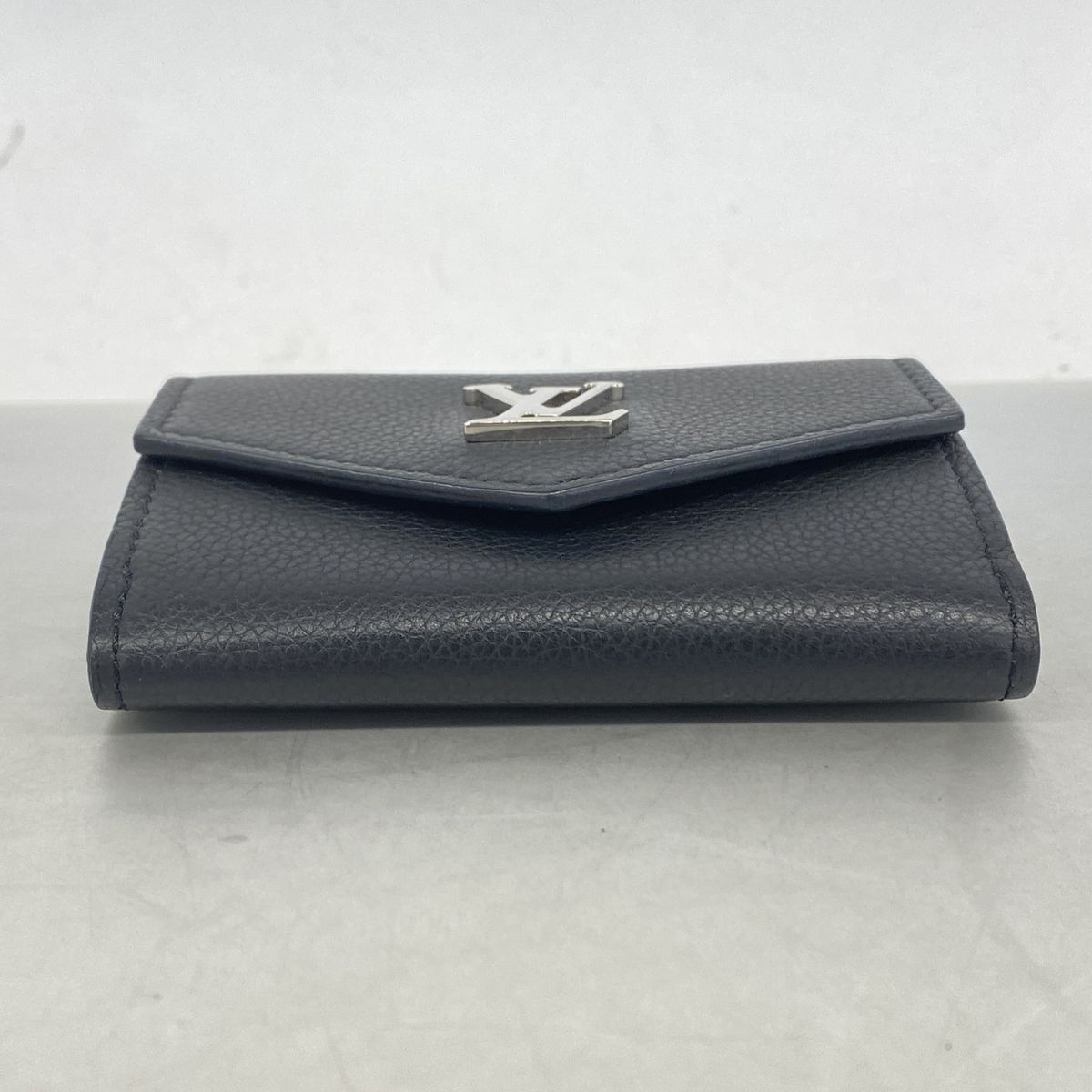 Louis Vuitton Trifold Wallet Portefeuille Lock Mini Noir — view 2