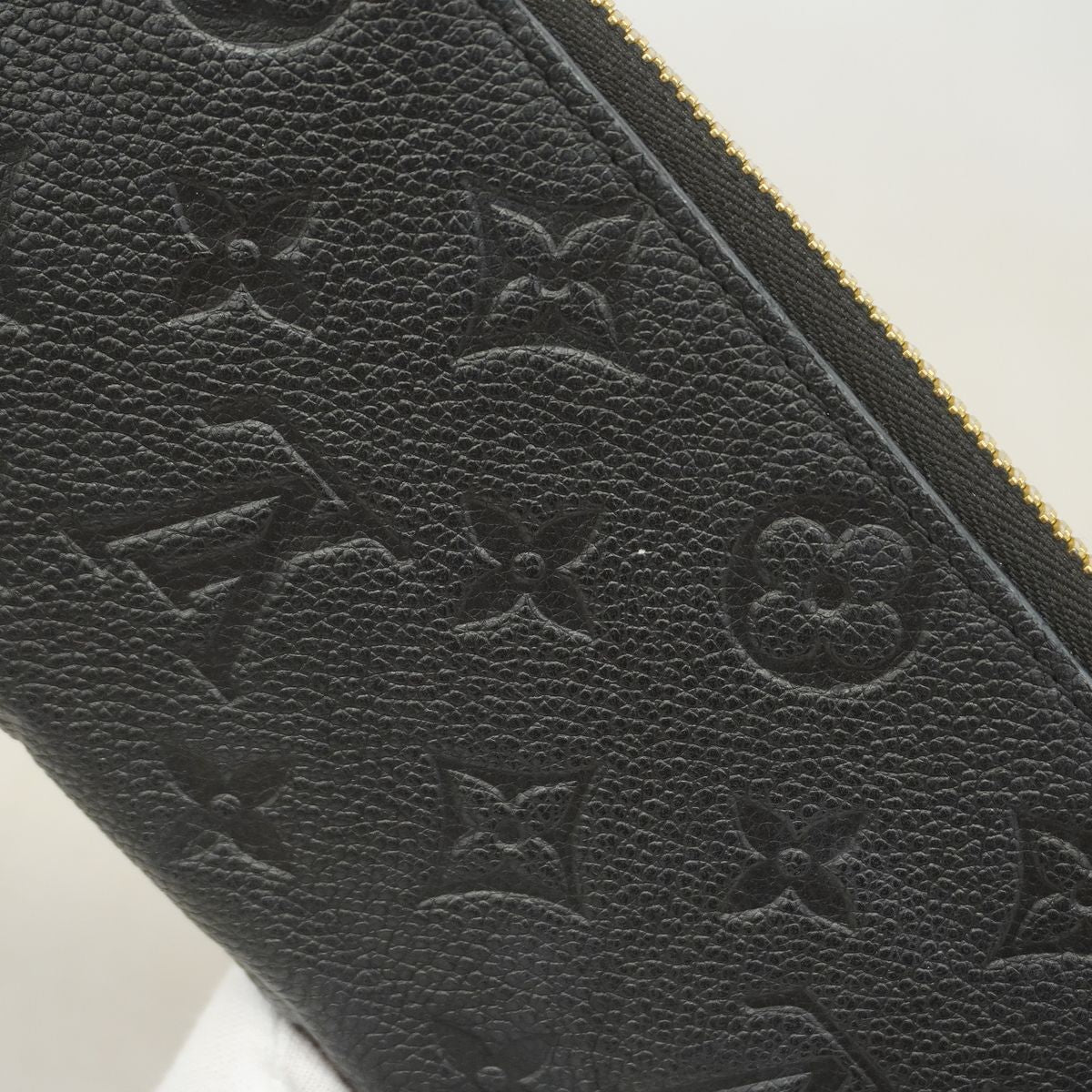 Louis Vuitton Wallet Monogram Empreinte Portefeuille Clemence Noir — view 8