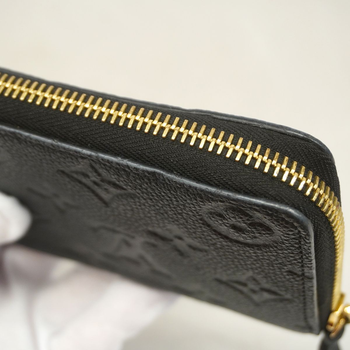Louis Vuitton Wallet Monogram Empreinte Portefeuille Clemence Noir — view 7