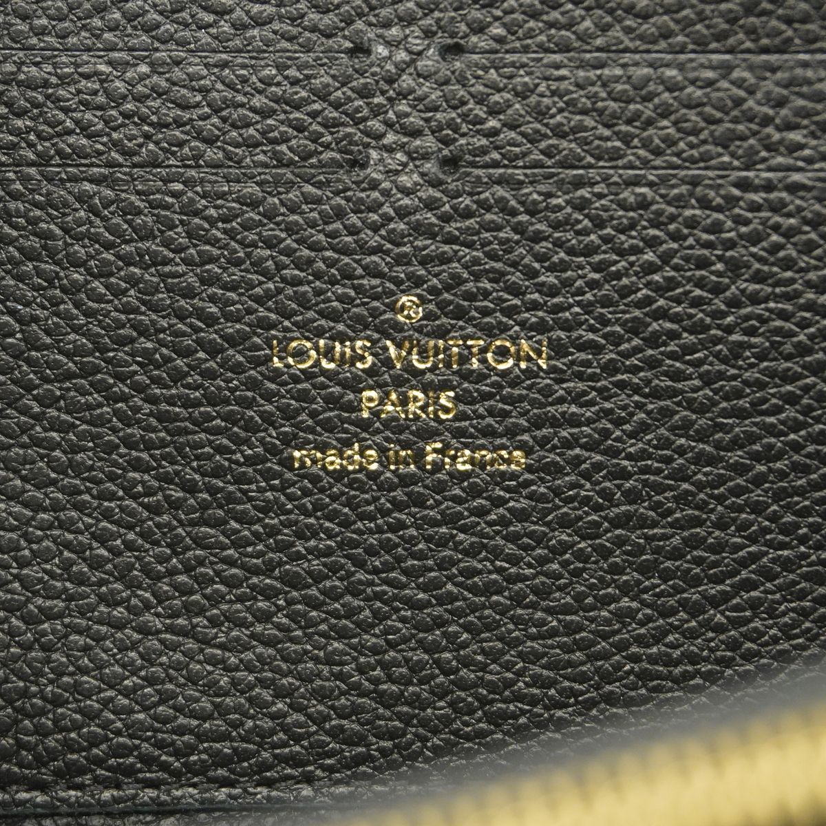 Louis Vuitton Wallet Monogram Empreinte Portefeuille Clemence Noir — view 5