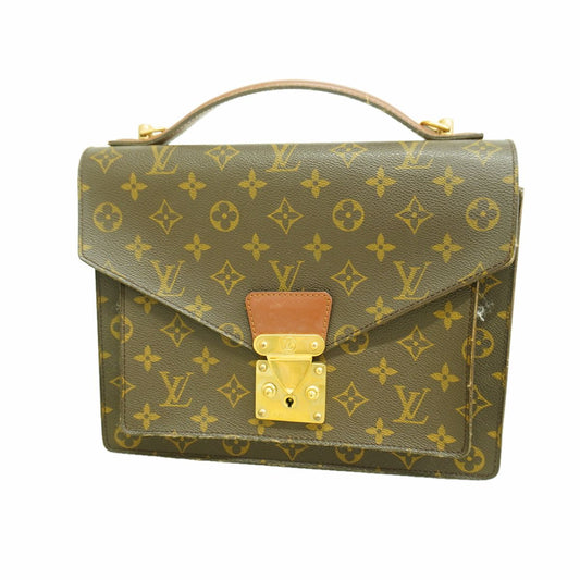 Louis Vuitton Handbag Monogram Monceau 28 Brown