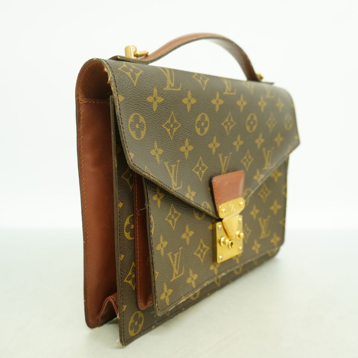 Louis Vuitton Handbag Monogram Monceau 28 Brown — view 2