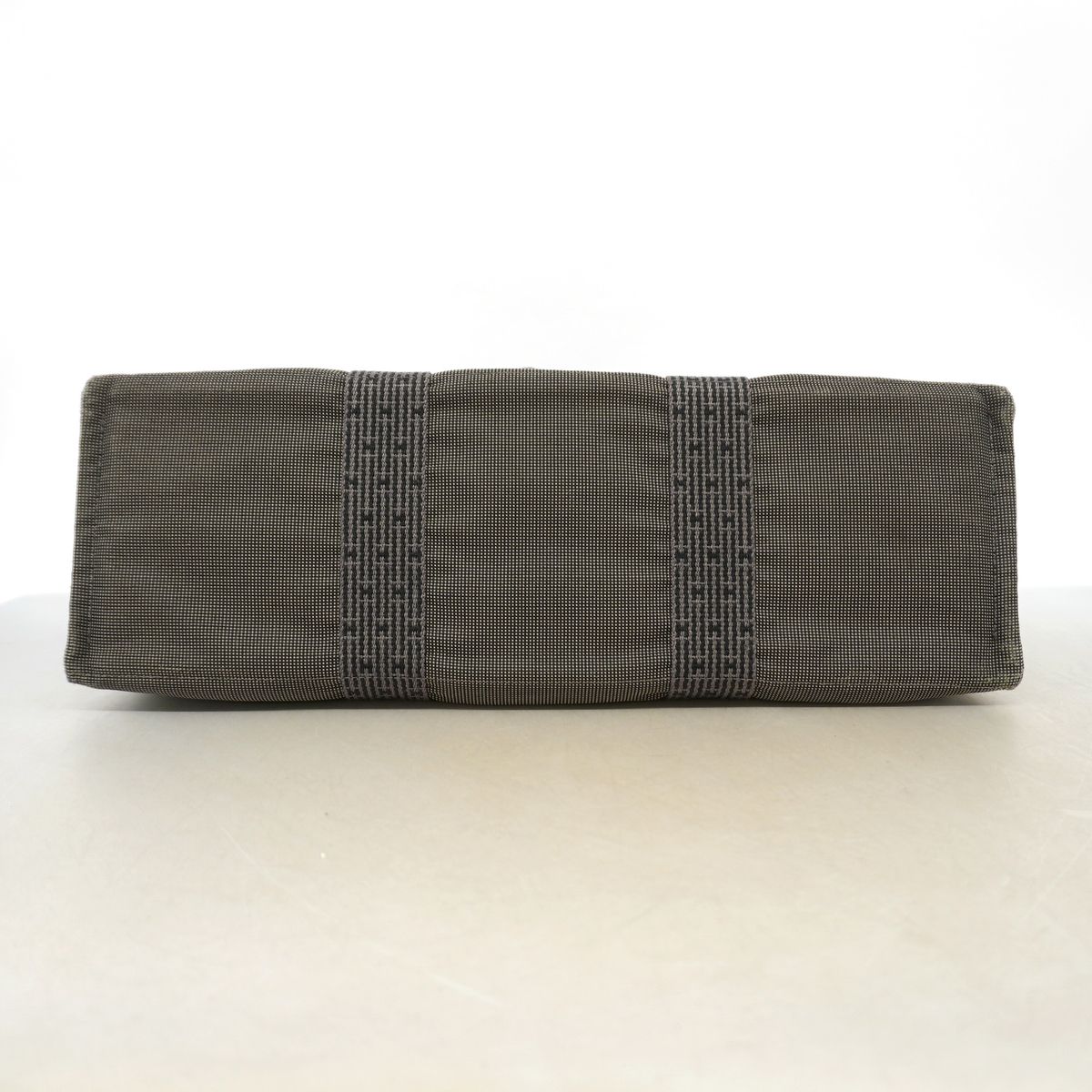 Hermes Tote Bag Herline GM Nylon Gray Silver — view 3