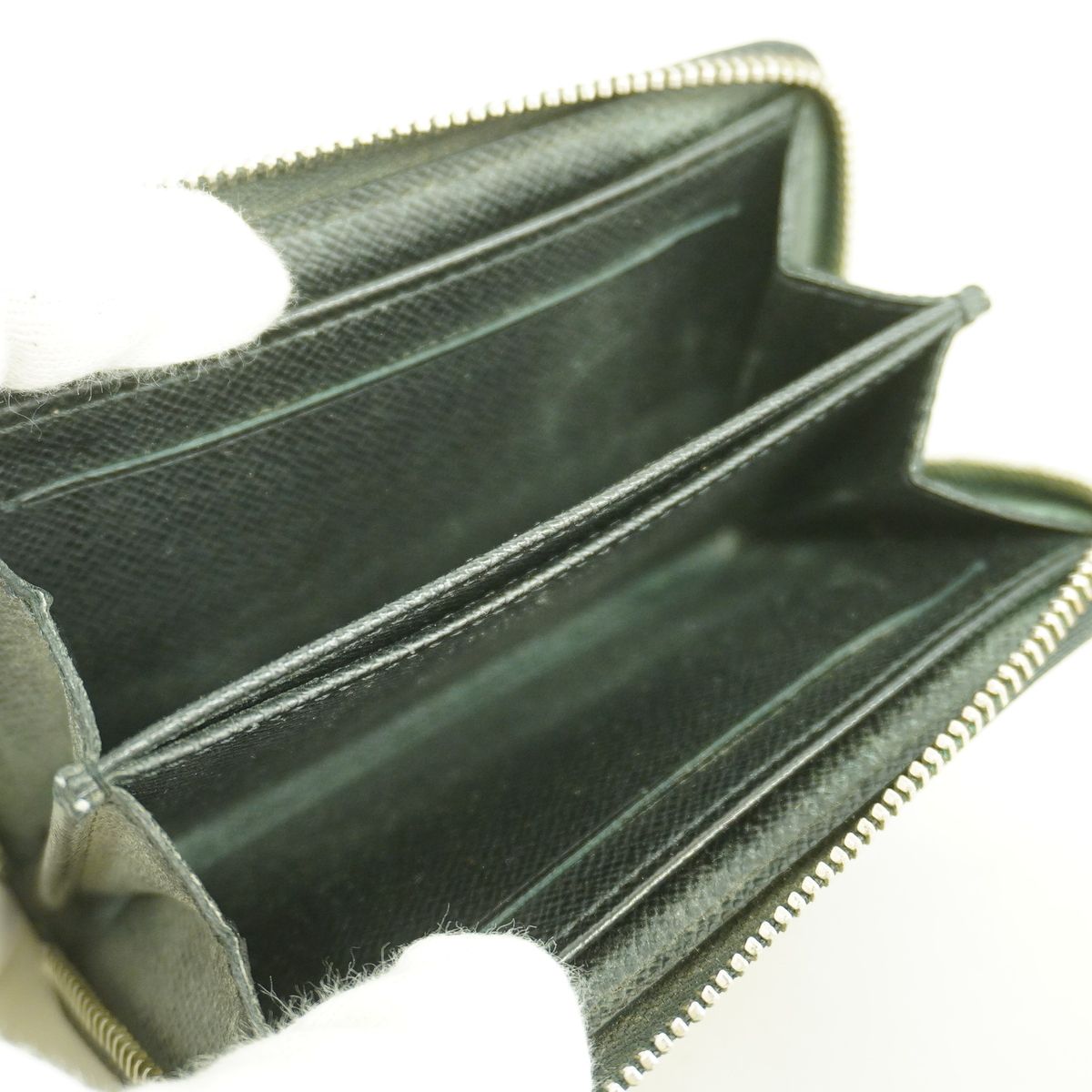 Louis Vuitton Coin Purse Damier Graphite Zippy Black Gray — view 3