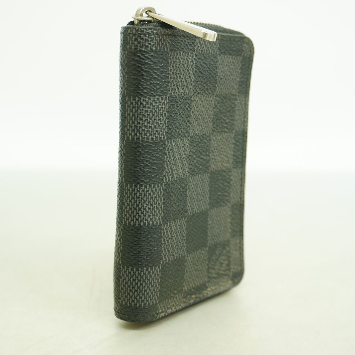 Louis Vuitton Coin Purse Damier Graphite Zippy Black Gray — view 2