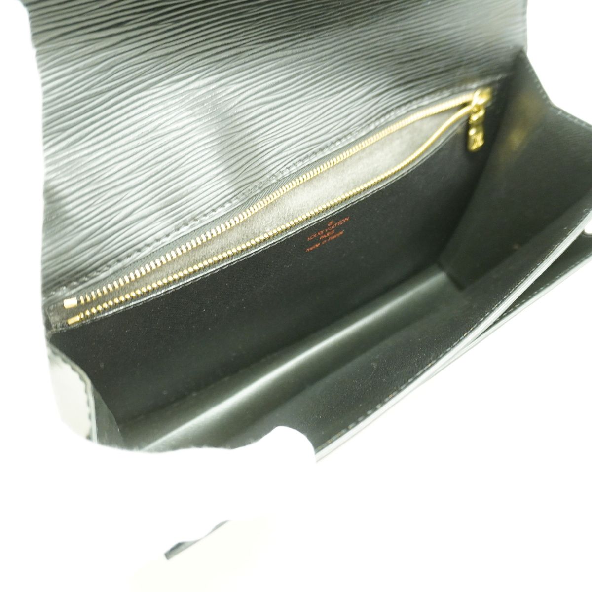 Louis Vuitton Clutch Epi Pochette Series Dragonne Noir — view 4