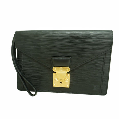 Louis Vuitton Clutch Epi Pochette Series Dragonne Noir