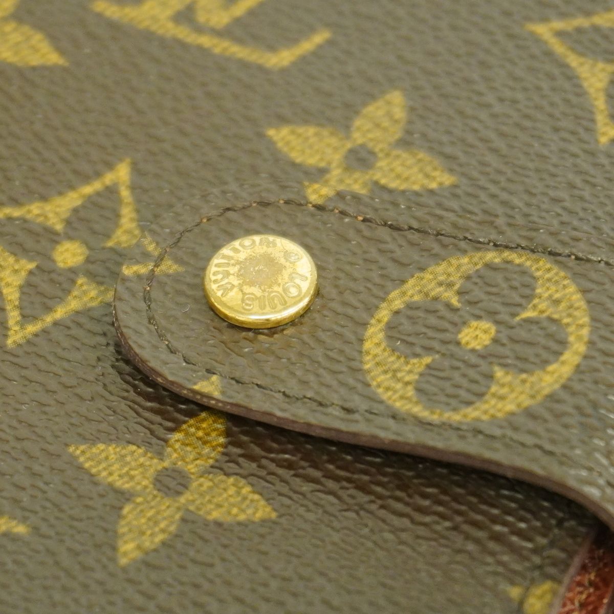 Louis Vuitton Wallet Monogram Porte Papier Zip Brown — view 7