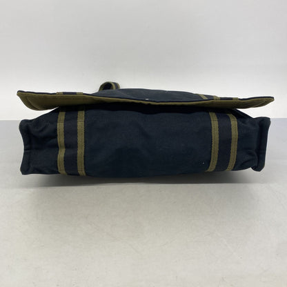 Hermes Shoulder Bag Fourre Tout Besace MM Canvas Black Khaki Silver — view 3