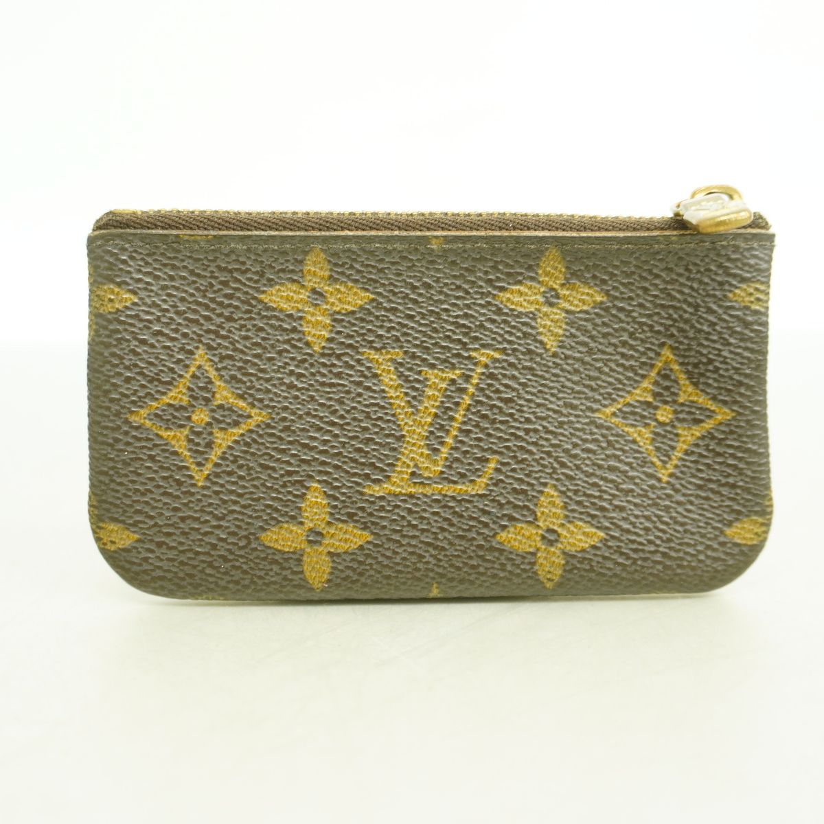 Louis Vuitton Coin Purse Monogram Pochette Cles Brown — view 8