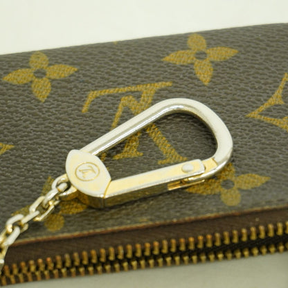 Louis Vuitton Coin Purse Monogram Pochette Cles Brown — view 7