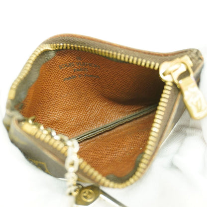 Louis Vuitton Coin Purse Monogram Pochette Cles Brown — view 3