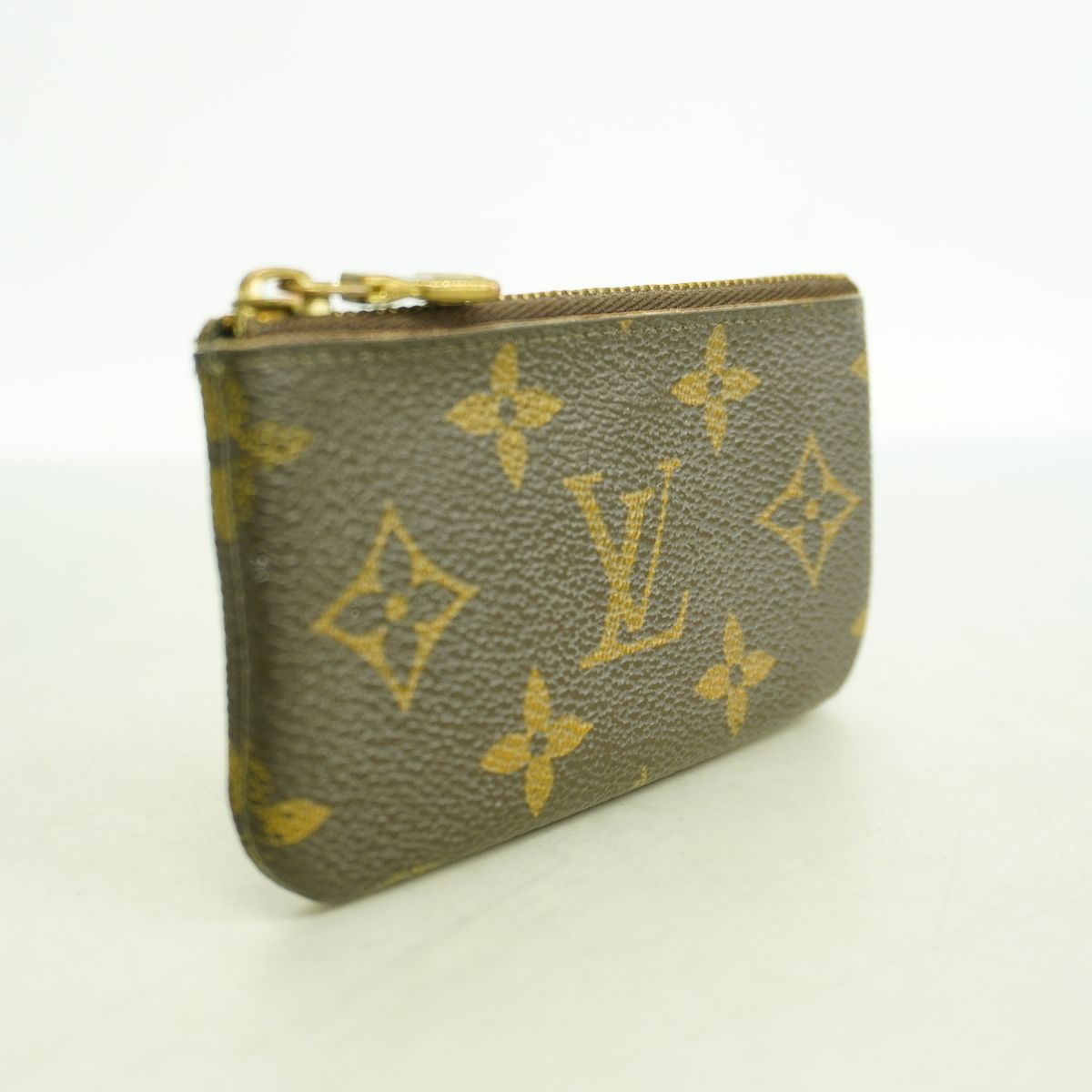 Louis Vuitton Coin Purse Monogram Pochette Cles Brown — view 2