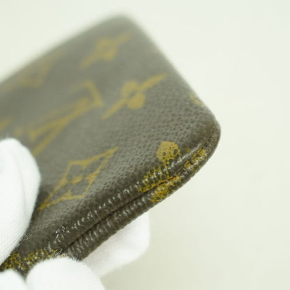 Louis Vuitton Coin Purse Monogram Pochette Cles Brown — view 5