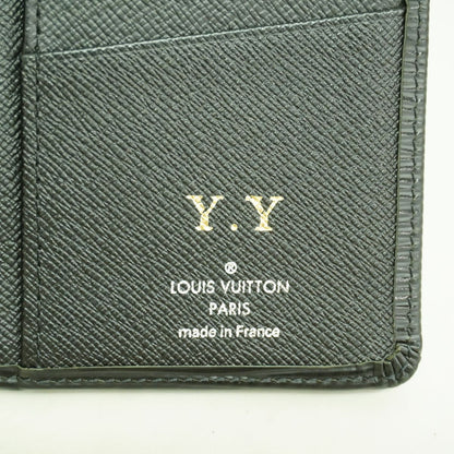 Louis Vuitton Wallet Epi Portefeuille Brazza Noir — view 4