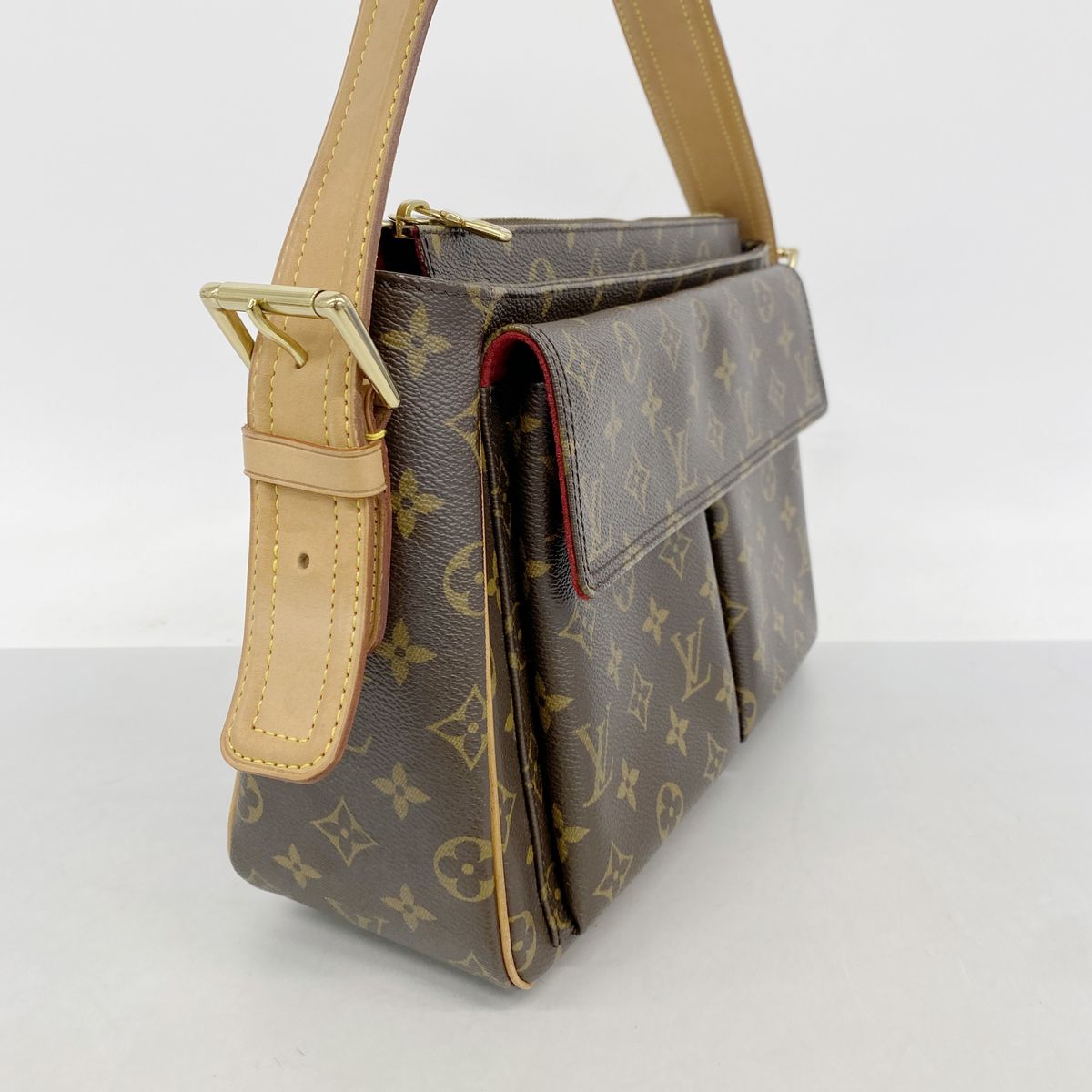 Louis Vuitton Shoulder Bag Monogram Viva-Cite GM Brown — view 2