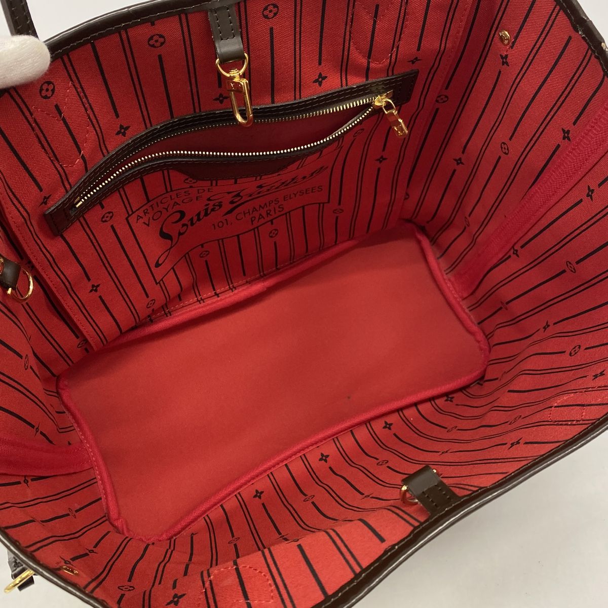 Louis Vuitton Tote Bag Damier Neverfull MM Ebene — view 4
