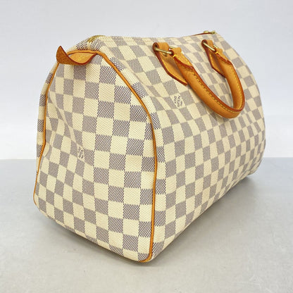 Louis Vuitton Handbag Damier Azur Speedy 30 White — view 2