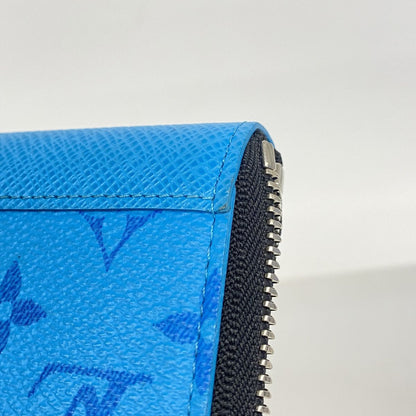 Louis Vuitton Wallet Taigarama Zippy Horizontal Tropical Blue — view 5