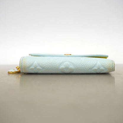 Louis Vuitton Trifold Wallet Monogram Empreinte Portefeuille Victorine Sky Blue — view 3
