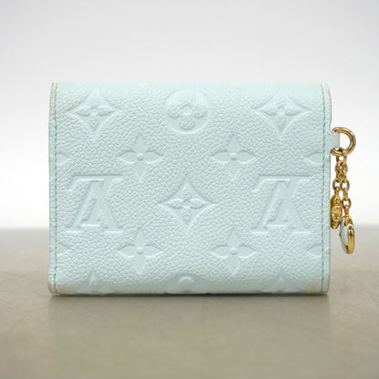 Louis Vuitton Trifold Wallet Monogram Empreinte Portefeuille Victorine Sky Blue — view 8
