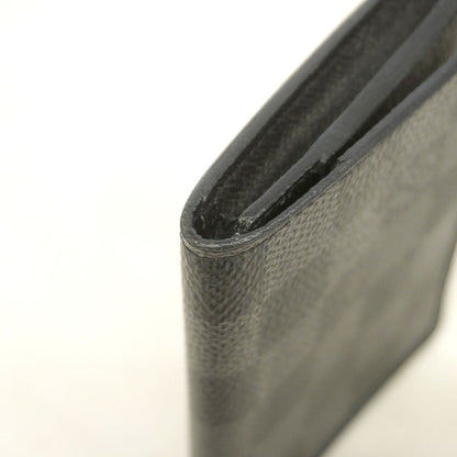 Louis Vuitton Business Card Case Damier Graphite Envelope Holder Black Gray — view 8